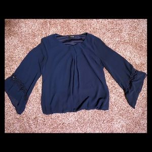 Polyester Dark Blue Top